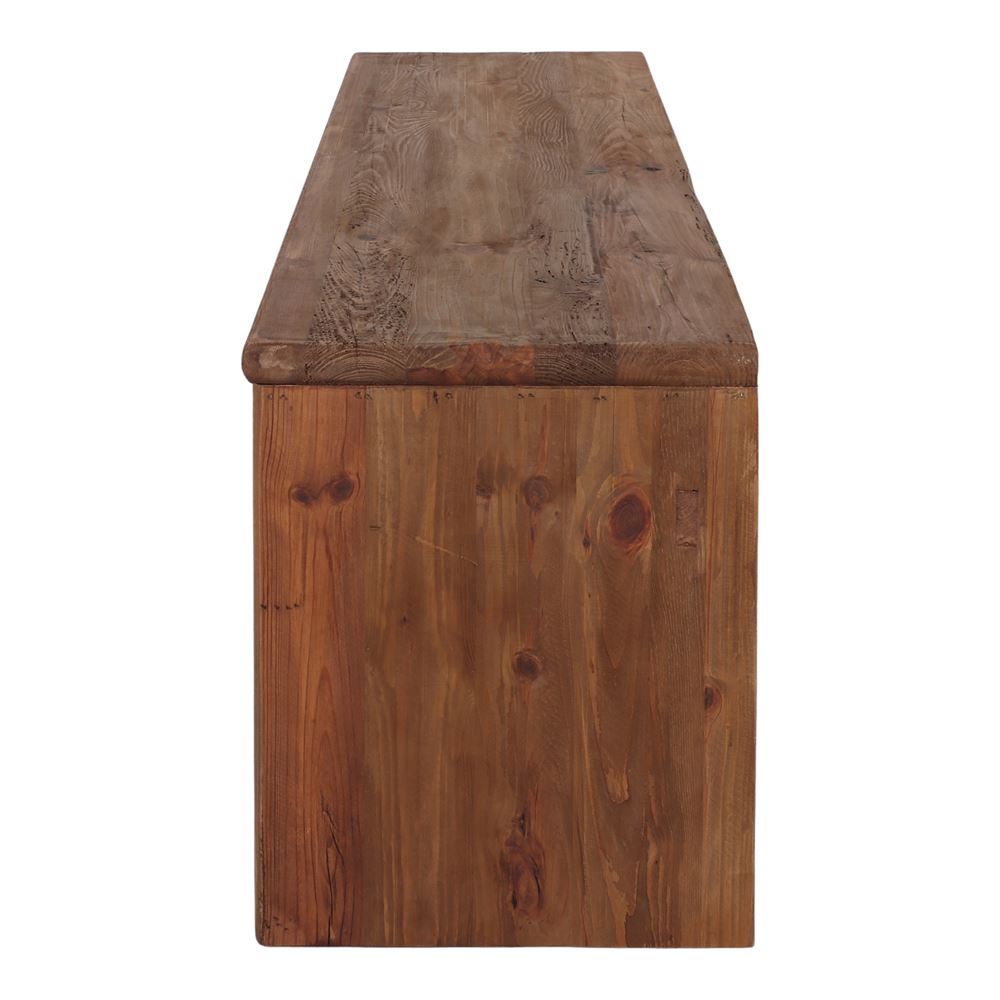 Mueble de TV de pino reciclado Antoine