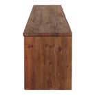 Mueble de TV de pino reciclado Antoine