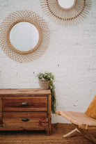 Mueble de TV de pino reciclado Jolanda