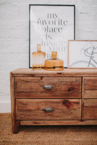 Mueble de TV de pino reciclado Jolanda