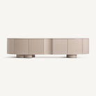 Mueble TV de madera crema y hierro Caparica