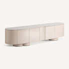 Mueble TV de madera crema y hierro Caparica