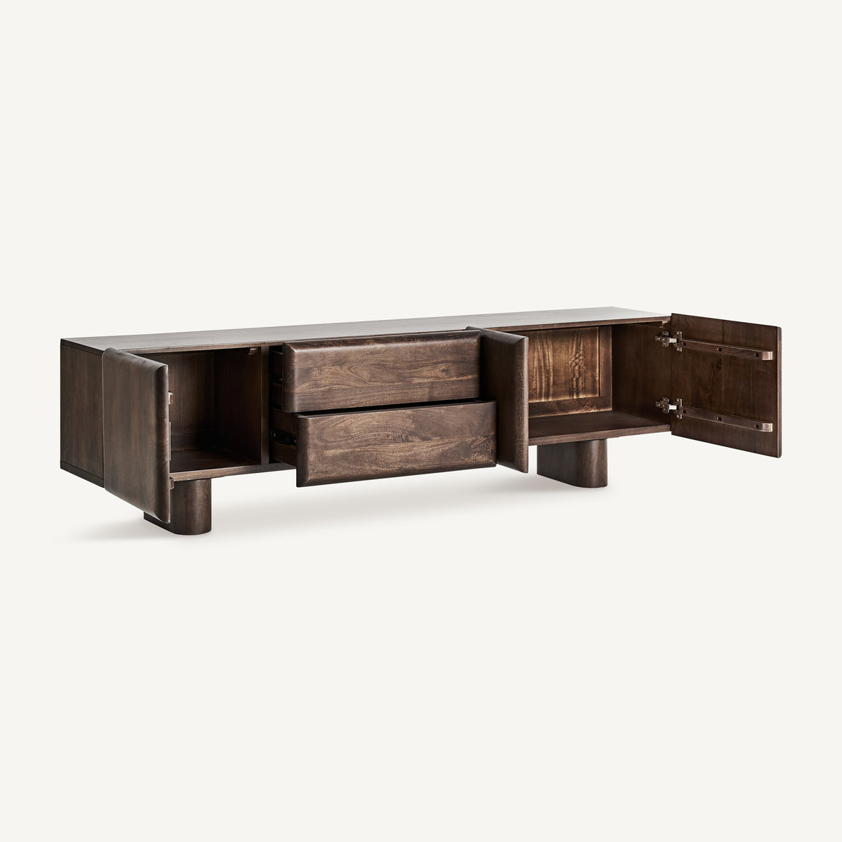 Mueble TV de madera de mango Zavial