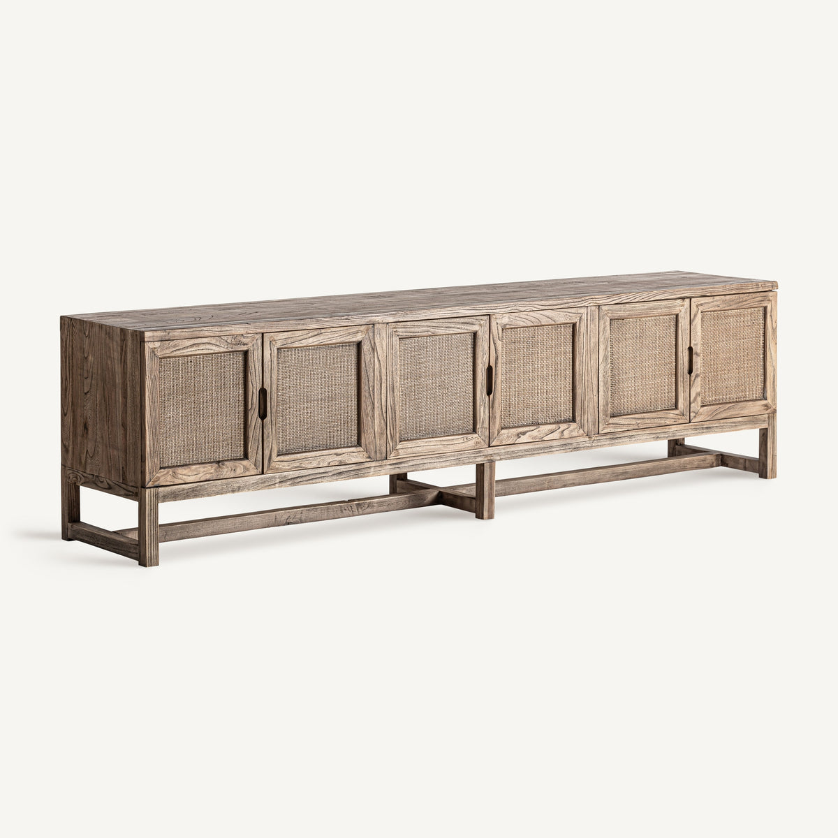 Mueble TV de madera de olmo Loulé