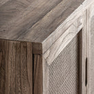 Mueble TV de madera de olmo Loulé