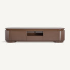 Mueble TV de madera marrón brillo Baleal
