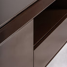 Mueble TV de madera marrón brillo Baleal