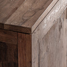 Mueble TV de madera recuperada y hierro Azenhas