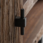 Mueble TV de madera recuperada y hierro Bordeira