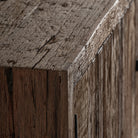 Mueble TV de madera recuperada y hierro Bordeira