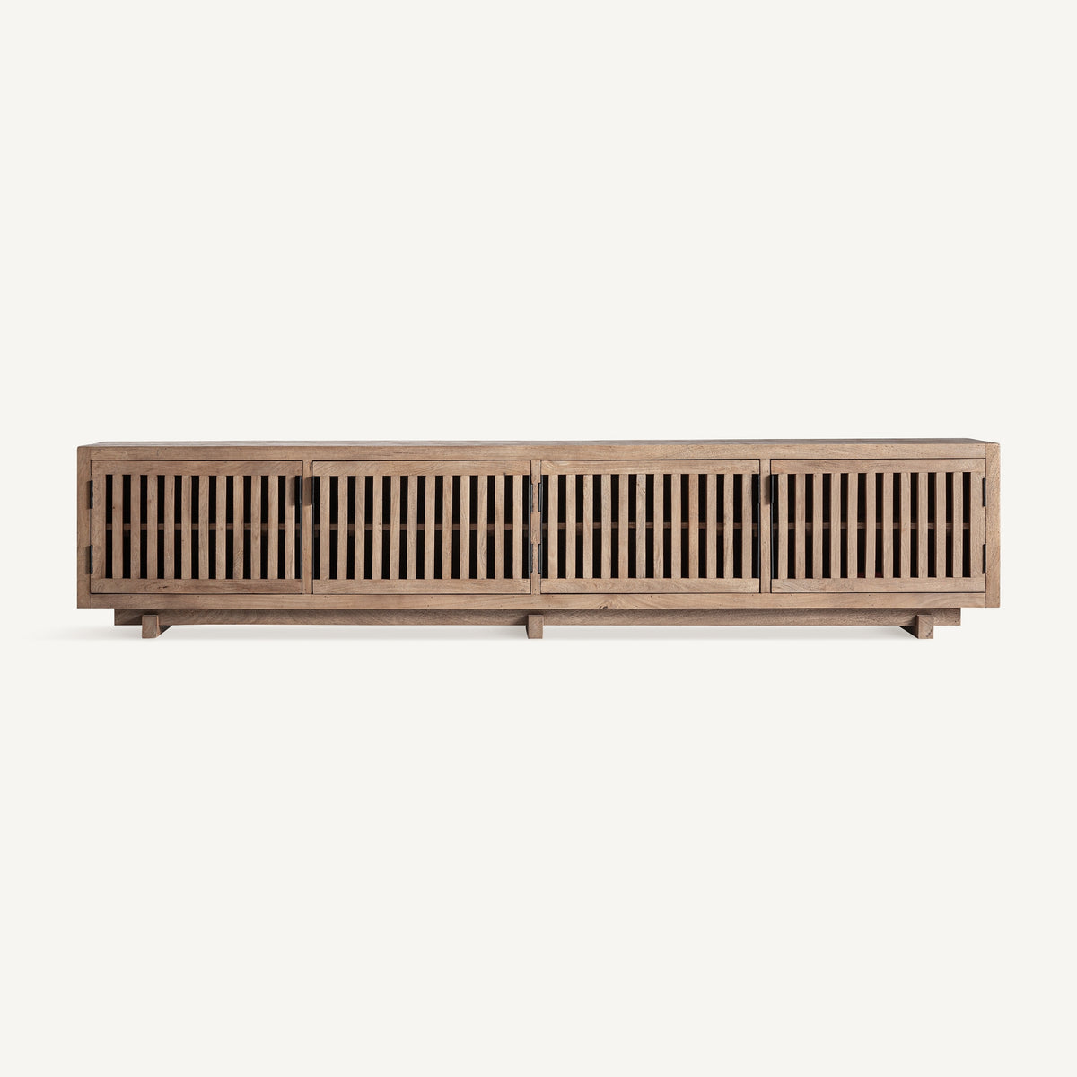 Mueble TV de mango arenado Barril