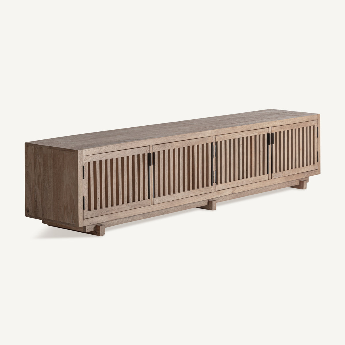 Mueble TV de mango arenado Barril