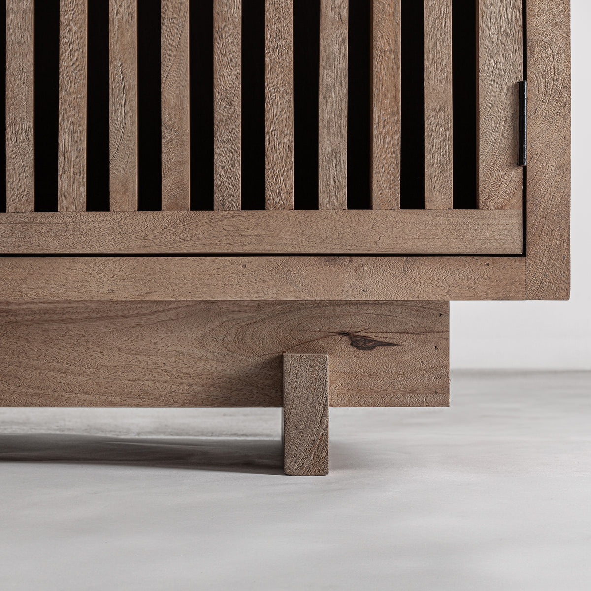 Mueble TV de mango arenado Barril