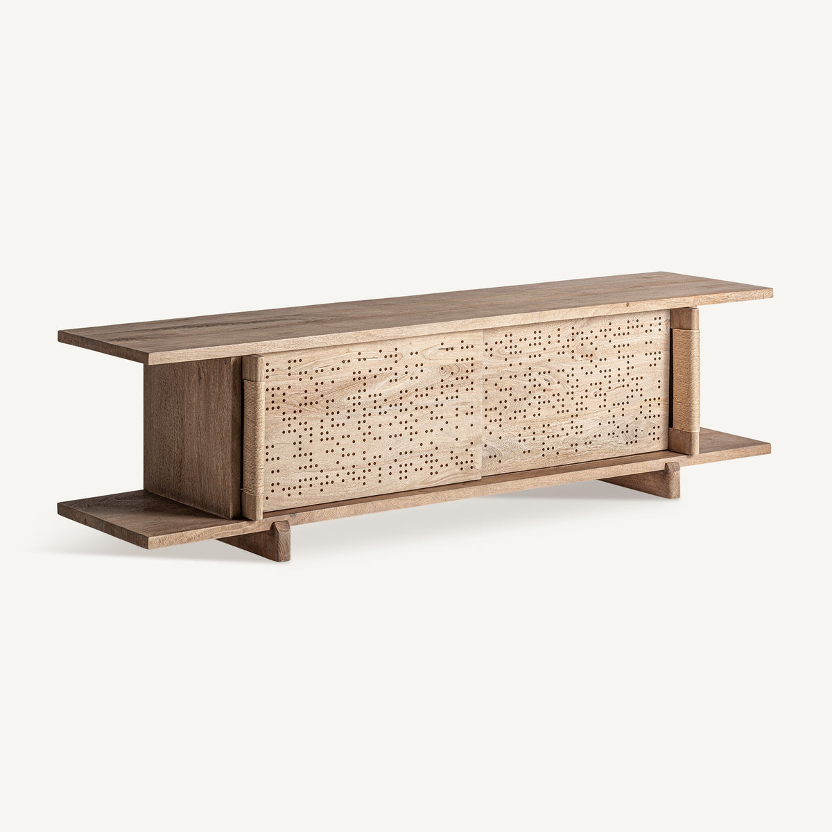 Mueble TV de mango natural Barreta