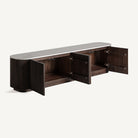 Mueble TV de mango y mármol Altura