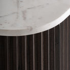 Mueble TV de mango y mármol Altura