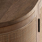 Mueble TV de mango y mimbre Olhão