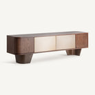 Mueble TV de olmo y acero bronce Opatija