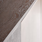 Mueble TV de olmo y acero bronce Opatija