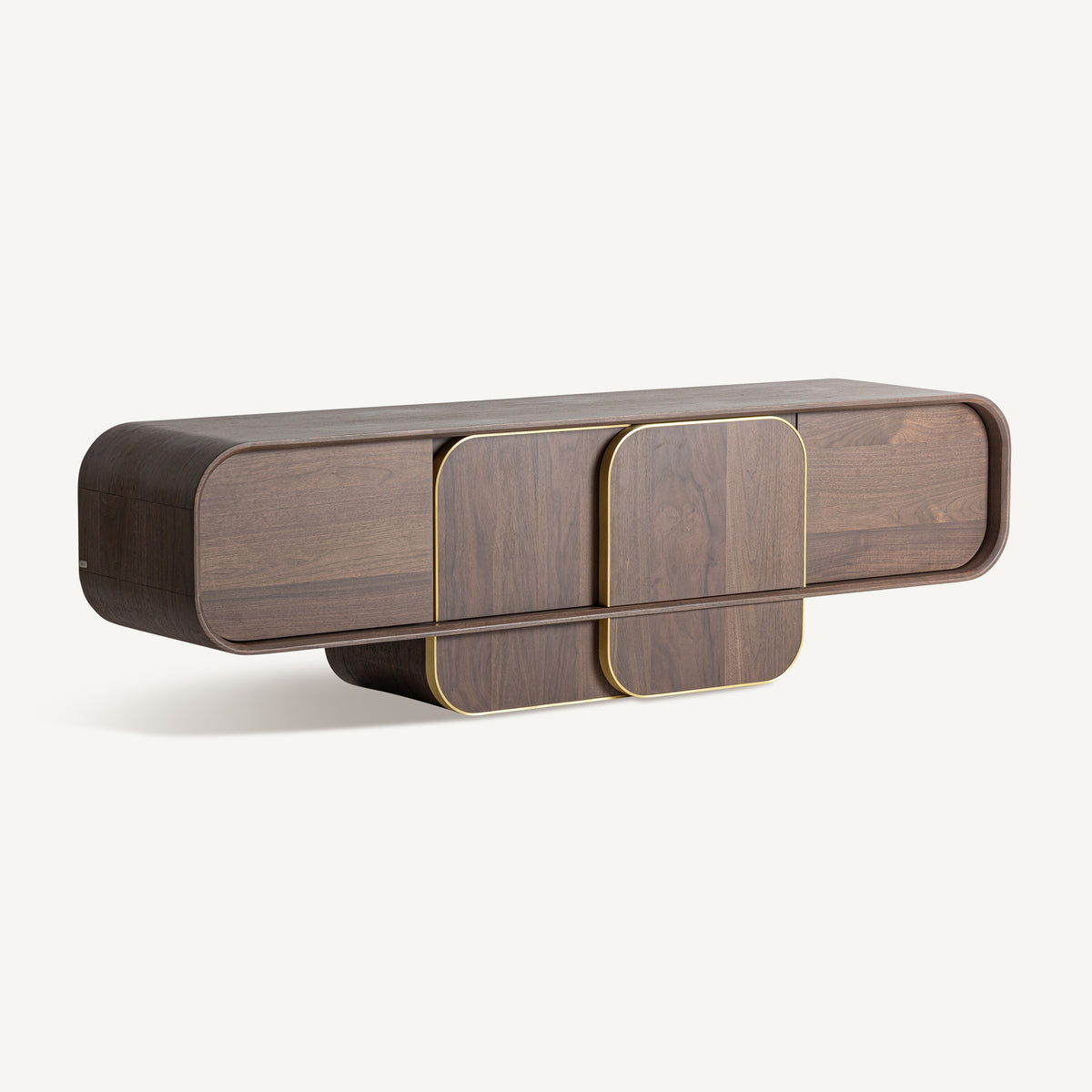 Mueble TV de roble nogal Poreč
