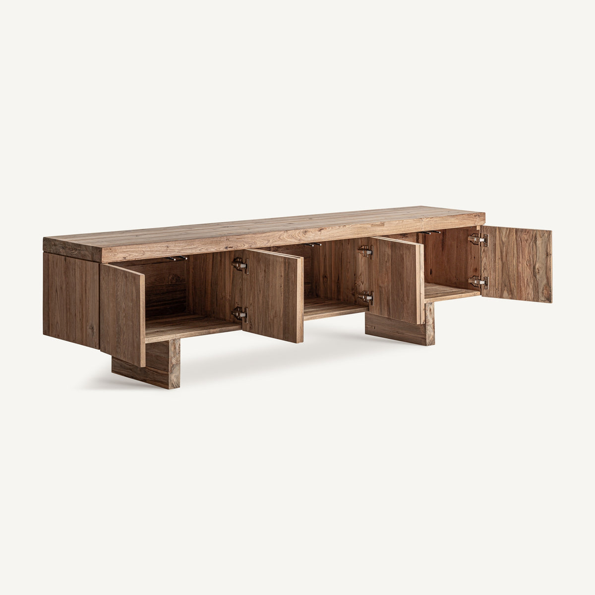 Mueble TV de teca reciclada Ojós