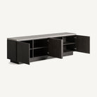 Mueble TV de travertino y fresno Adraga