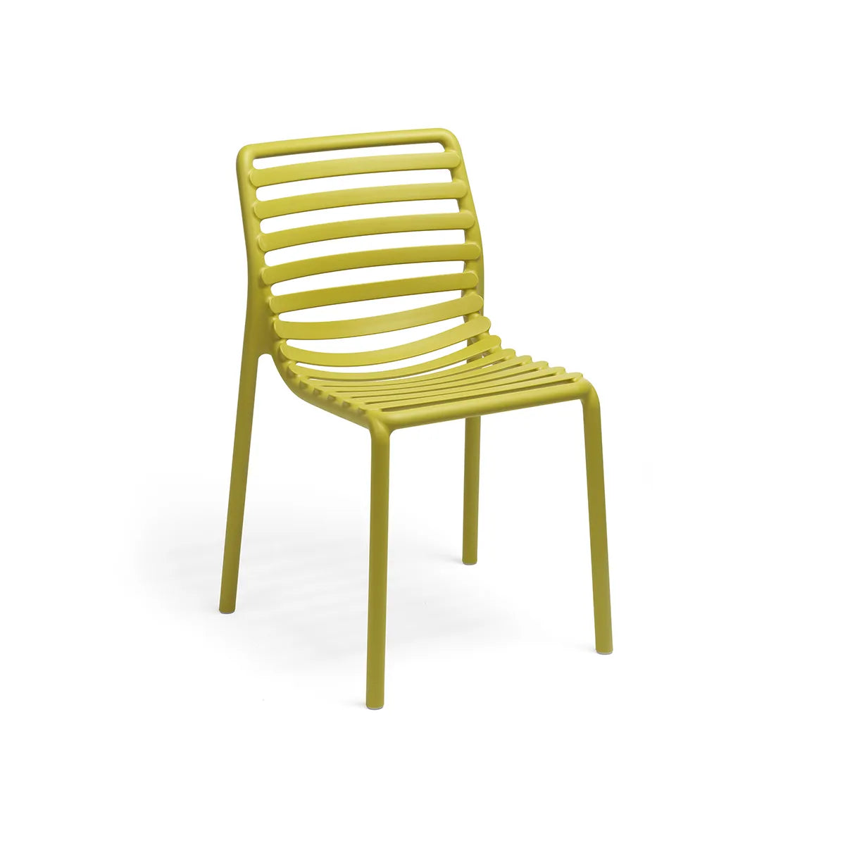 Silla apilable de resina Doga Nardi – Verde pera