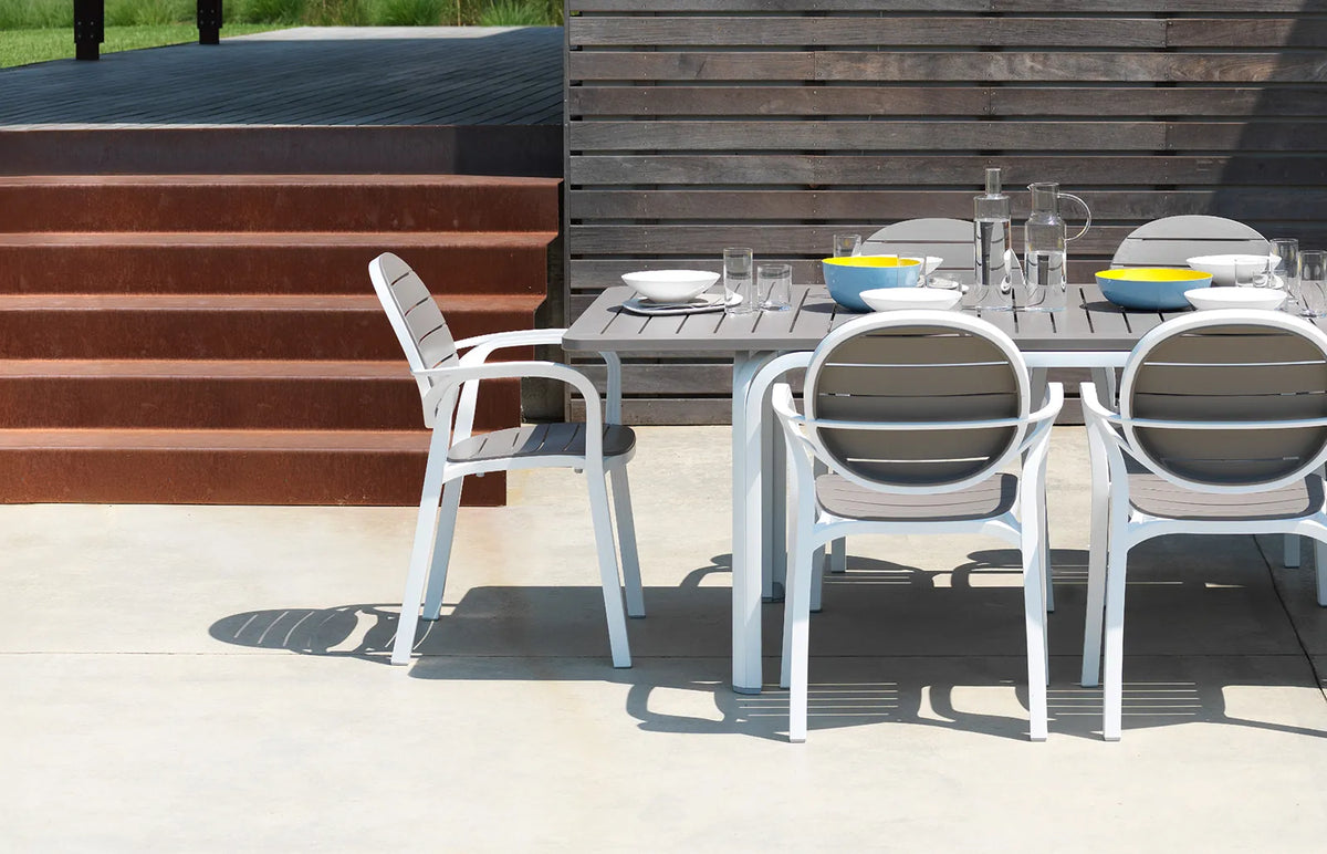 Mesa extensible de resina Alloro Nardi