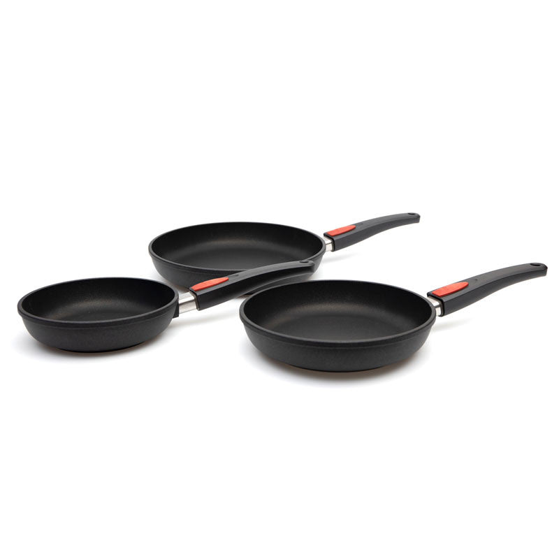 Set de 3 sartenes Woll Titanium Nowo 20, 24 y 28 cm