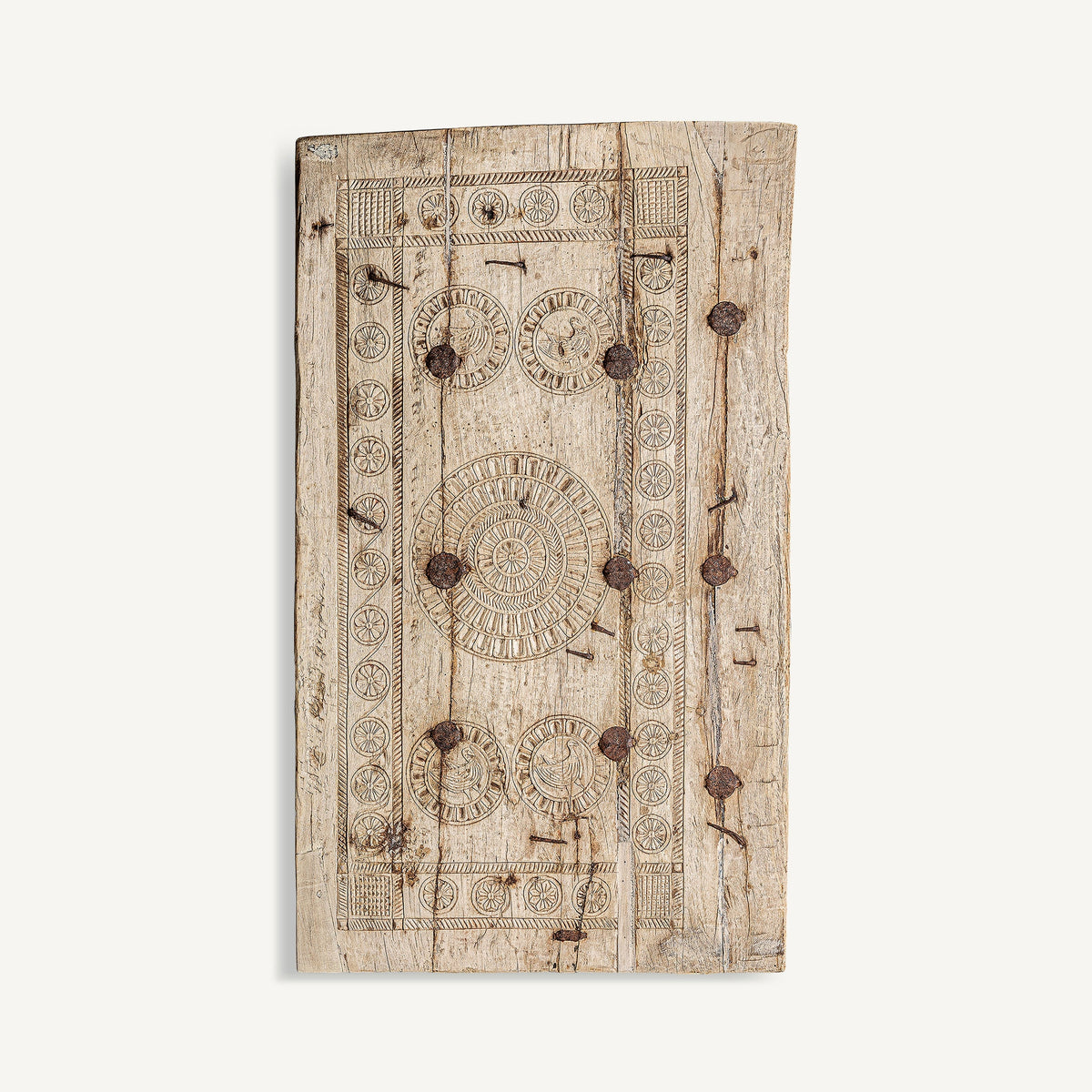 Panel decorativo de teca envejecida Gozo