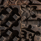 Panel tallado de madera de mango Moraira