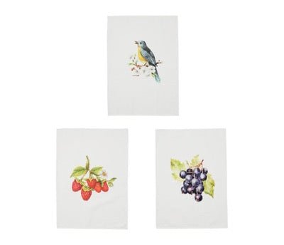 Paño de Cocina Flora y Fauna - pino_y_jacaranda