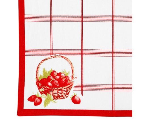 Paño de Cocina Fresas - pino_y_jacaranda