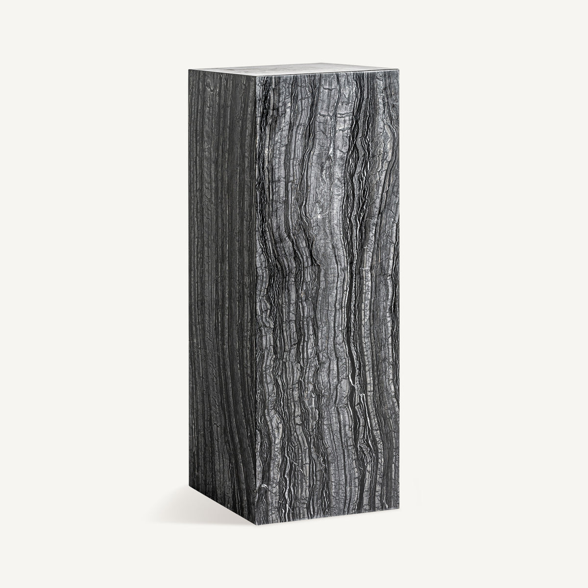 Peana de mármol gris Ondara 100 cm