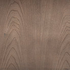 Pie de cama de olmo y tapizado beige Busot