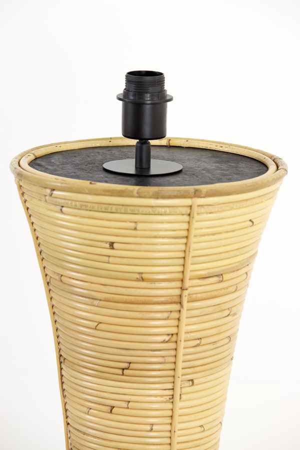 Pié de Lámpara de Sobremesa Arona - #pino_y_jacaranda#