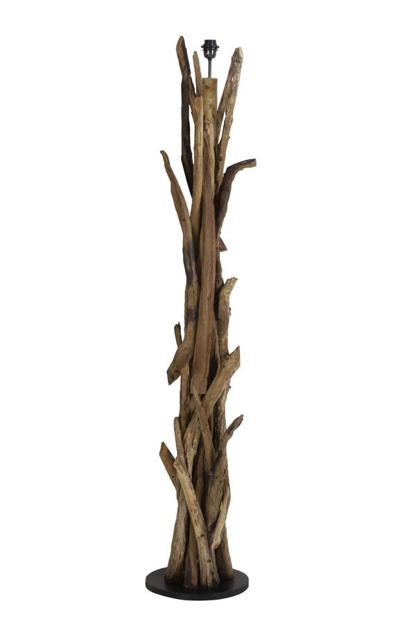Pie de Lámpara de Suelo Árbol - #pino_y_jacaranda#