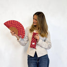 Abanico con Funda Fuego - #pino_y_jacaranda#