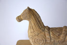 Figura Decorativa Caballo Madera - #pino_y_jacaranda#