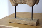 Figura Decorativa Caballo Madera - #pino_y_jacaranda#