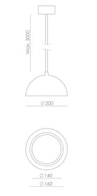 Lámpara Colgante Big Dussa - C1307 - #pino_y_jacaranda#