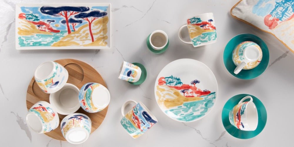 Plato de Aperitivo Rectangular Pueblo - pino_y_jacaranda