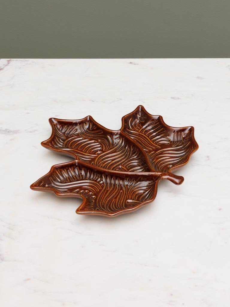 Plato de Hoja de Arce - #pino_y_jacaranda#