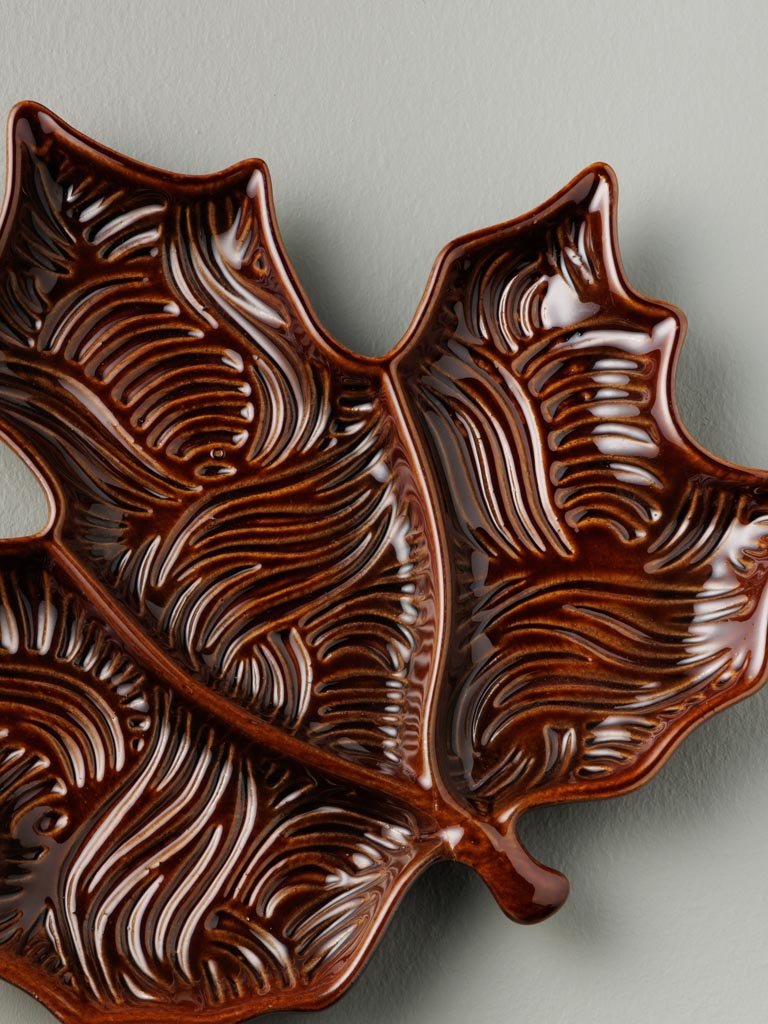 Plato de Hoja de Arce - #pino_y_jacaranda#