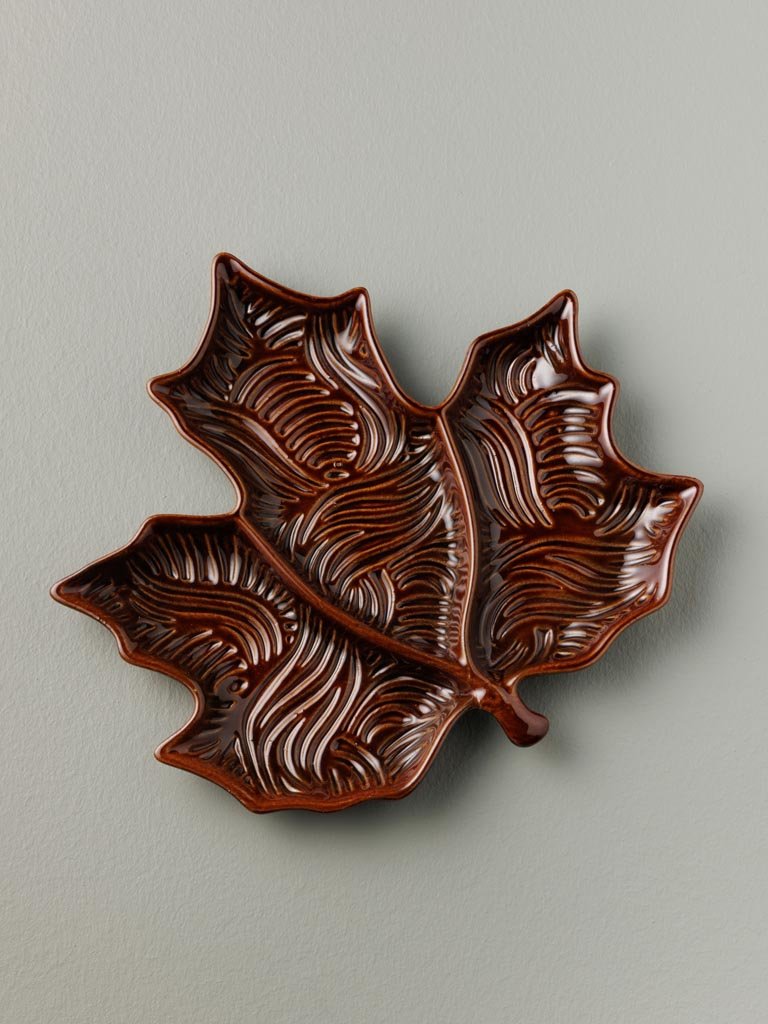 Plato de Hoja de Arce - #pino_y_jacaranda#