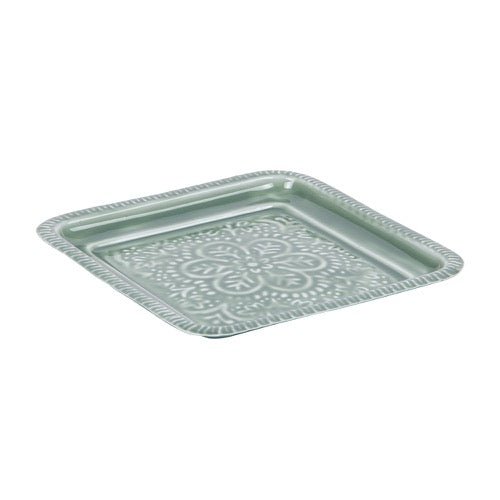 Plato de Metal Mandala - pino_y_jacaranda