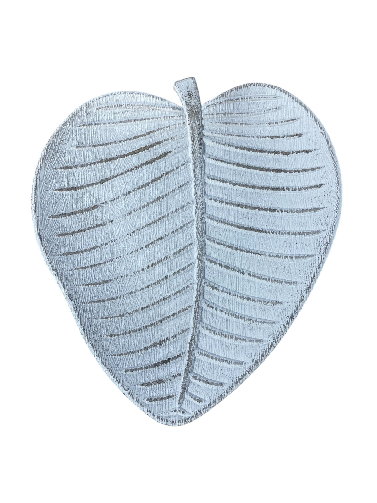 Plato Decorativo Hoja Grande - #pino_y_jacaranda#