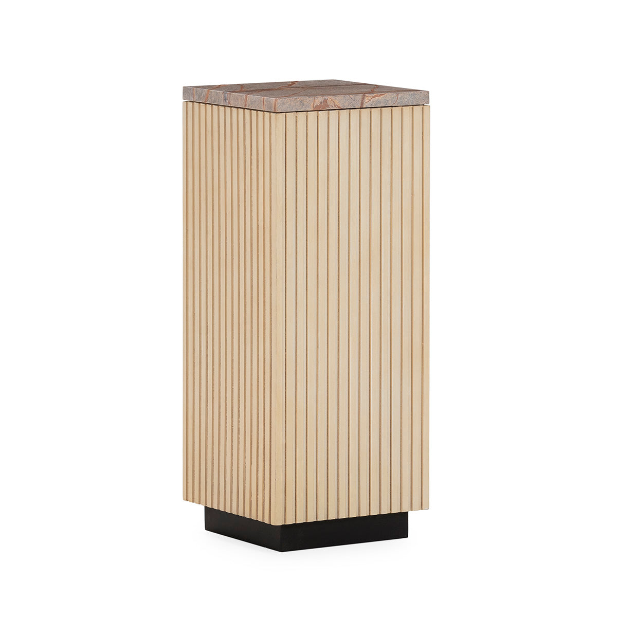 Plinto de madera y mármol Piacenza