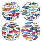 Posavasos Acuarela Marina - pino_y_jacaranda