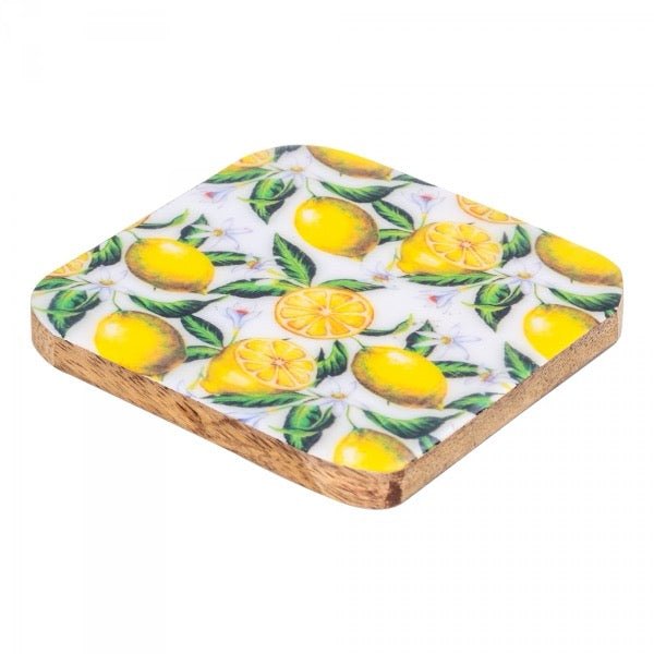 Posavasos Cuadrado Limones - pino_y_jacaranda